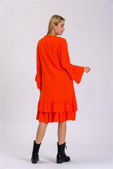 Otantik Elbise 9001 Orange